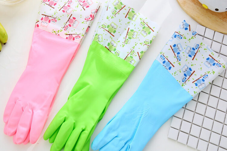 Color waterproof padded gloves (1)