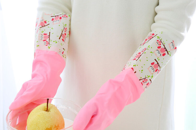 Color waterproof padded gloves (4)