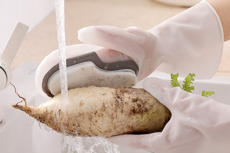 Kitchen multifunctional dishwashing gloves (5)