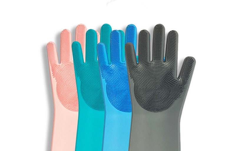 Silicone housework cleaning gloves (5)