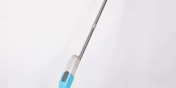 Home cleaning spray mop with 360-degree swivel head and refillable water bottle