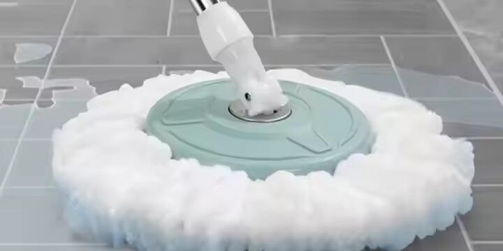 Durable home cleaning 360 spin mop with easy wringing bucket