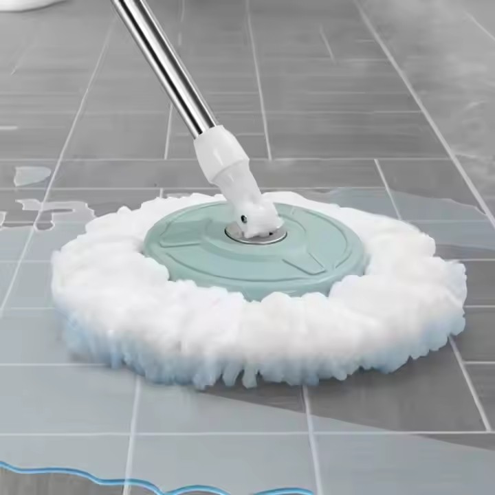 Durable home cleaning 360 spin mop with easy wringing bucket