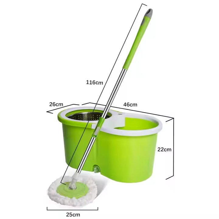 New detachable stainless steel magic spin mop for home cleaning