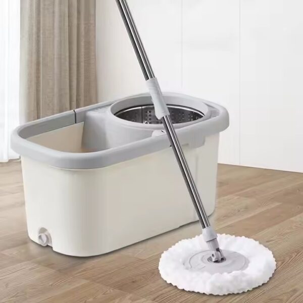 New detachable stainless steel magic spin mop for home cleaning