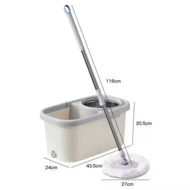 New detachable stainless steel magic spin mop for home cleaning