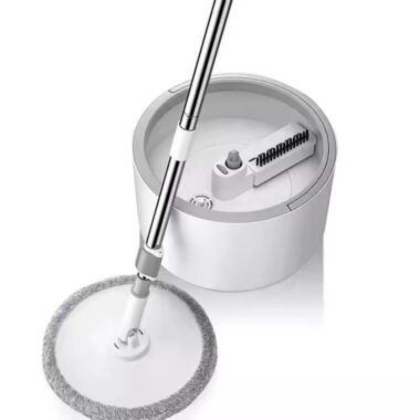 New design 360-degree spin mop with built-in washing bucket