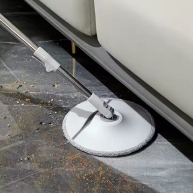 New design 360-degree spin mop with built-in washing bucket