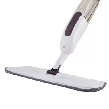 Hot-selling microfiber spray mop with 360-degree swivel head and ergonomic handle for easy home cleaning