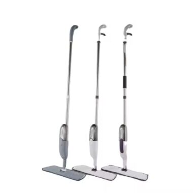 Hot-selling microfiber spray mop with 360-degree swivel head and ergonomic handle for easy home cleaning