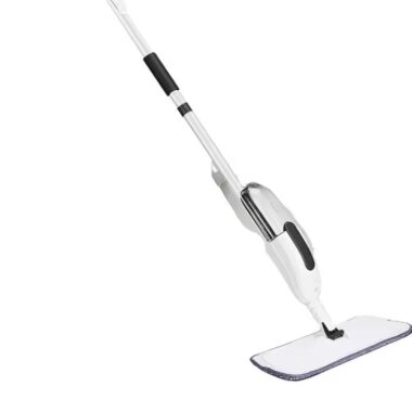 Hot-selling microfiber spray mop with 360-degree swivel head and ergonomic handle for easy home cleaning