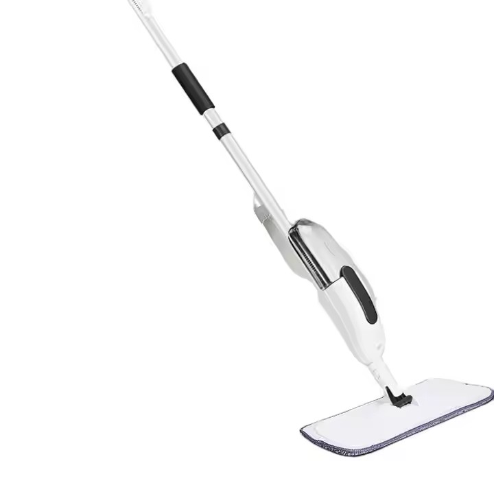 Hot-selling microfiber spray mop with 360-degree swivel head and ergonomic handle for easy home cleaning
