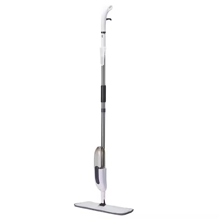 Hot-selling microfiber spray mop with 360-degree swivel head and ergonomic handle for easy home cleaning