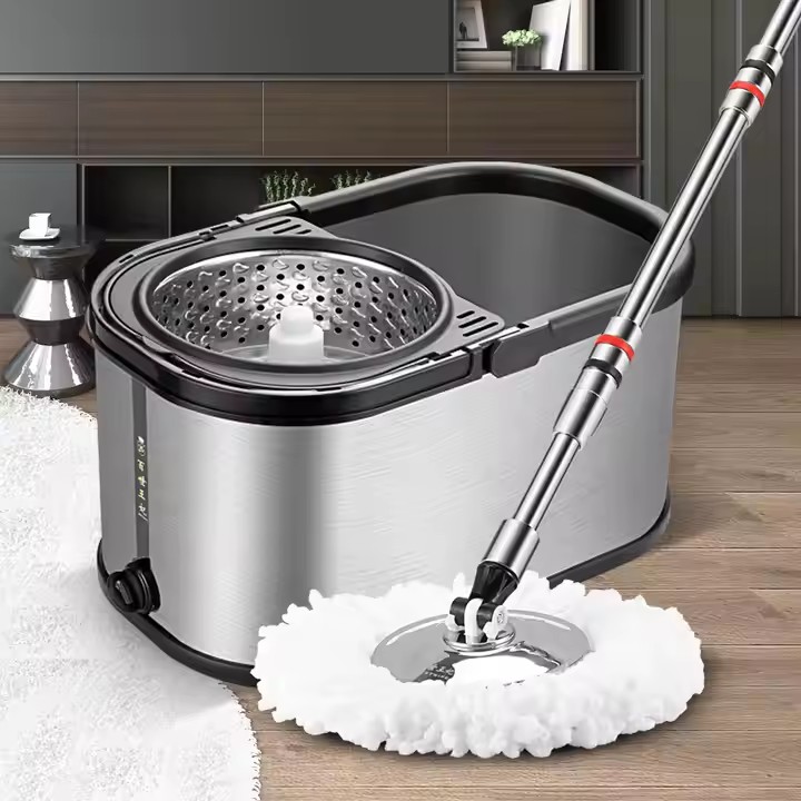 Custom 360-degree magic spin mop set for home floor cleaning