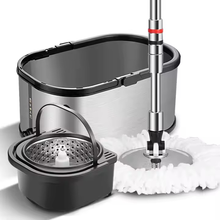Custom 360-degree magic spin mop set for home floor cleaning