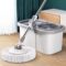 High-quality 360° easy-wring microfiber spin mop for floor cleaning