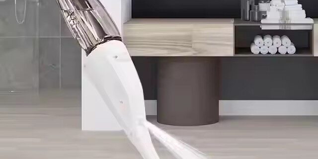 Magic flat spray mop with microfiber pad, ergonomic handle, and 360-degree swivel head