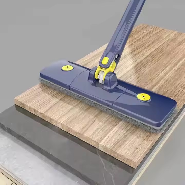 Super absorbent microfiber flat mop for household floor cleaning