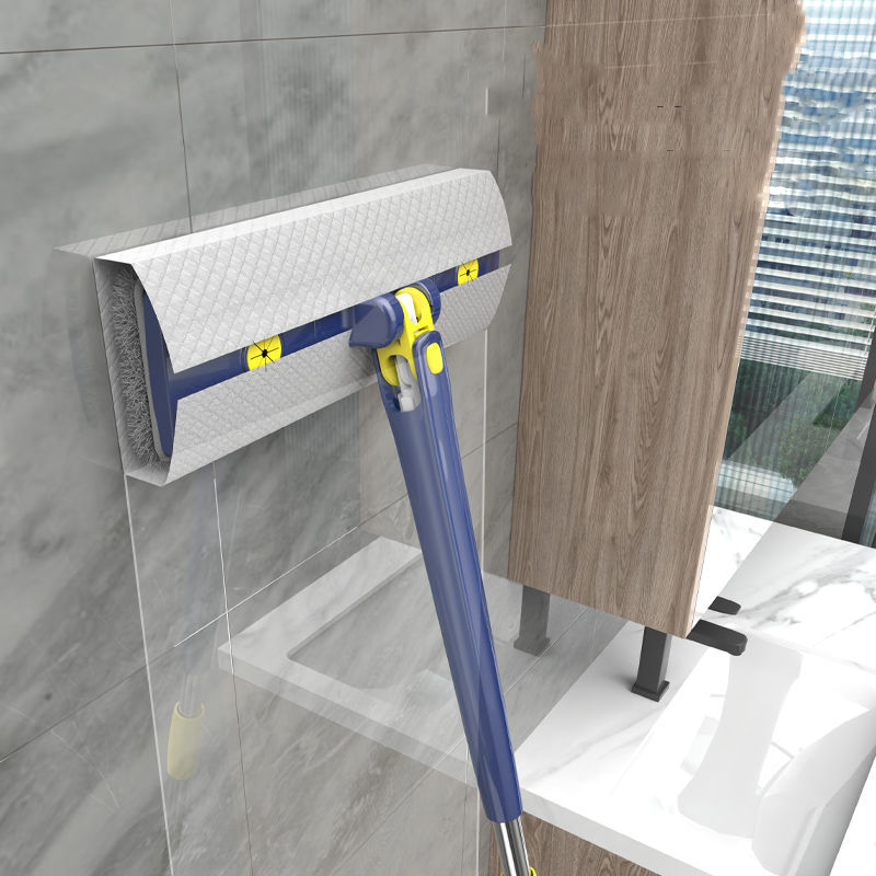Super absorbent microfiber flat mop for household floor cleaning