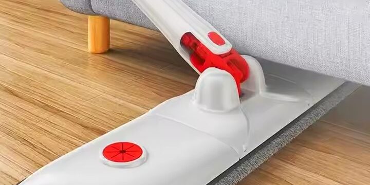 High-efficiency microfiber flat mop with washable pads (3) Super absorbent microfiber flat mop for household floor cleaning