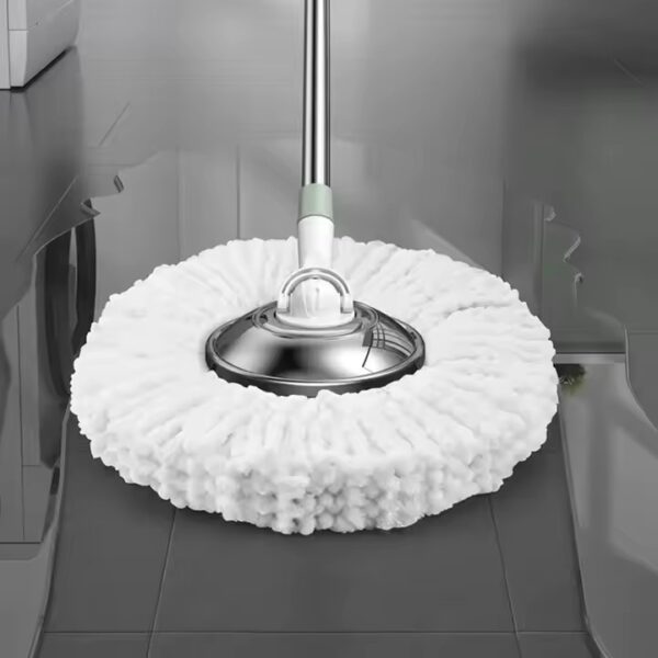 Factory direct 360° microfiber spin mop with rotating head and bucket