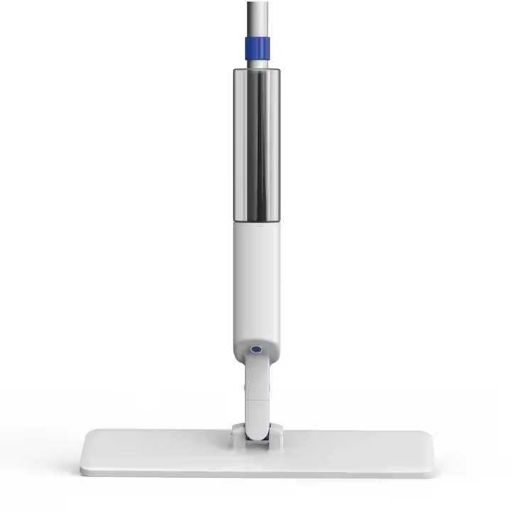 Ergonomic portable spray mop for household floor cleaning with 360° rotating head