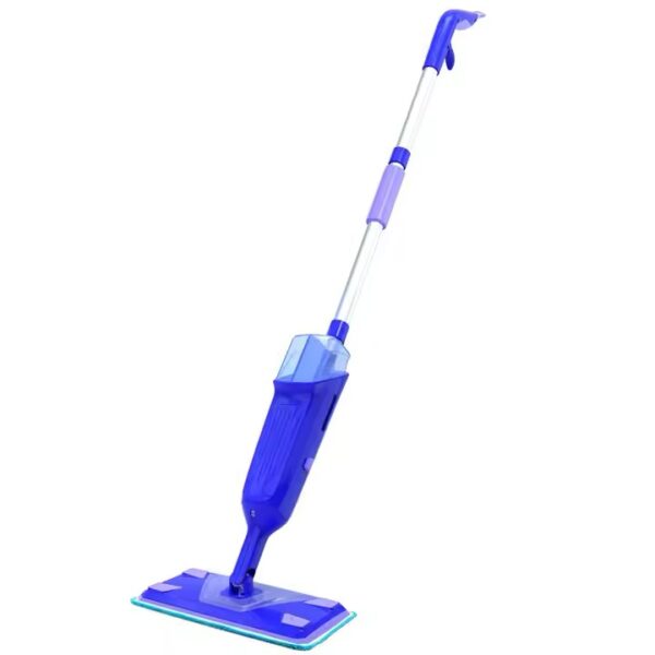Ergonomic portable spray mop for household floor cleaning with 360° rotating head