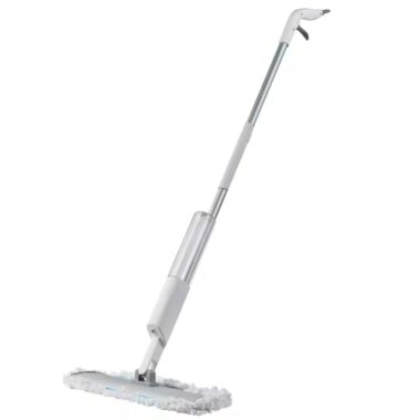 Ergonomic portable spray mop for household floor cleaning with 360° rotating head